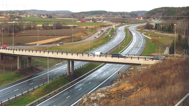 Ny E 18 Vestfold - Gulli (Foto: Yngve Tørrestad/NRK) Ny E 18 Vestfold - Gulli (Foto: Yngve Tørrestad/NRK)