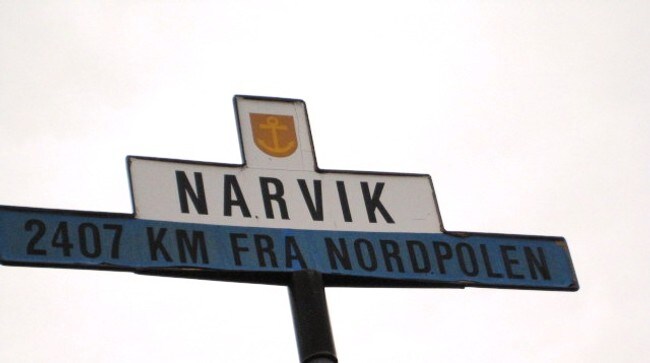 Narvik veiskilt (Foto: Mathis Eira/NRK) Narvik veiskilt (Foto: Mathis Eira/NRK)