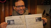 Jan-Tore Stien har kryssord-laging som levebrød (Foto: Hege Therese Holtung/NRK)