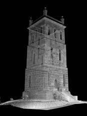 Tårnet på Slottsfjellet (Foto: Geoplan 3D) Tårnet på Slottsfjellet (Foto: Geoplan 3D)