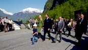 Kronprinsparet i Geiranger