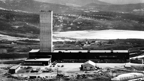 Gruva på Hjerkinn. Bildet er tatt i 1969 (Foto: NTB/Scanpix) Gruva på Hjerkinn. Bildet er tatt i 1969 (Foto: NTB/Scanpix)