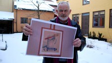 Paul Henriksen, leder av Hvaler kunstforening (Foto: Anders Engen Sandén/NRK) Paul Henriksen, leder av Hvaler kunstforening (Foto: Anders Engen Sandén/NRK)