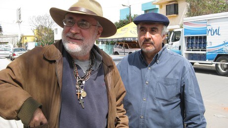 Javier Sicilia og Guillermo Gamez (Foto: Inger Marit Kolstadbråten/NRK) Javier Sicilia og Guillermo Gamez (Foto: Inger Marit Kolstadbråten/NRK)