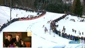 Cologna gir full pupp, kom igjen Northug!!!  - Det skulle ikke stå på innlevelsen under sin første VM kommentering. Hasse Hope og Erik Solbakken ga alt under oppløpet. 