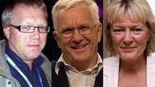 Bjørnar Brechan, Trygve Hegnar og Kristin Clemet