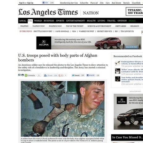 Faksimile LA Times (Foto: Faksimile) Faksimile LA Times (Foto: Faksimile)