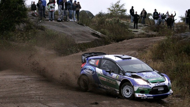 Petter Solberg og kartleser Chris Patterson i Rally Argentina 2012 (Foto: DIEGO LIMA/Afp) Petter Solberg og kartleser Chris Patterson i Rally Argentina 2012 (Foto: DIEGO LIMA/Afp)