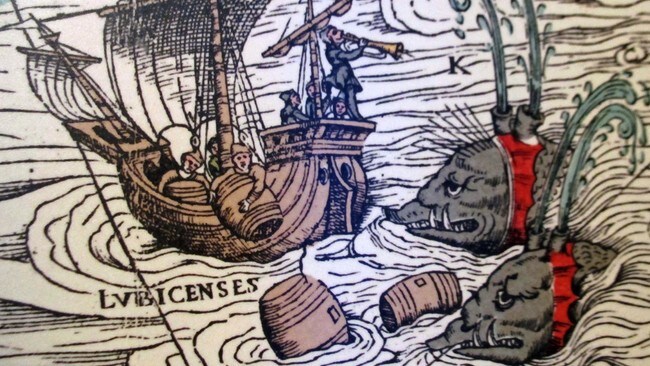 Ill. fra Olaus Magnus, en svensk forsker som ga ut en bok om ”De nordiske folkenes historie” (Foto: Ill. Ill. fra Olaus Magnus, en svensk forsker som ga ut en bok om ”De nordiske folkenes historie” (Foto: Ill.
