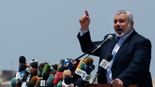 Ismail Haniyeh er leiar for Hamas på Gazastripa (Foto: Hatem Moussa/Ap) Ismail Haniyeh er leiar for Hamas på Gazastripa (Foto: Hatem Moussa/Ap)