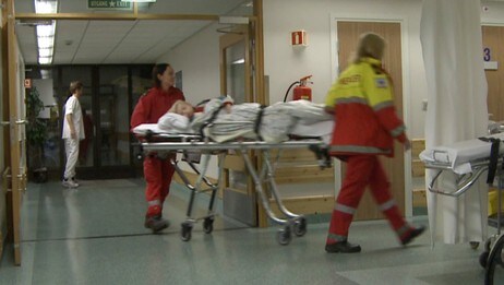 Akutten ved Kristiansund sykehus (Skjermdump: NRK)