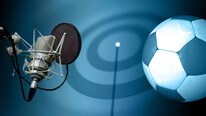Illustrasjon av fotball på radio (NRK) Illustrasjon av fotball på radio (NRK)