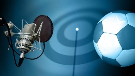 Illustrasjon av fotball på radio (NRK) Illustrasjon av fotball på radio (NRK)
