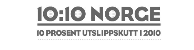 10:10 NORGE (Foto: 10:10 NORGE logo) 10:10 NORGE (Foto: 10:10 NORGE logo)