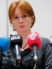 Vibecke Sørensen under pressekonferanse om Mueller (Foto: Stian Lysberg Solum/Scanpix)