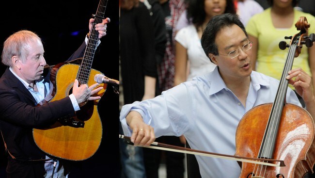 Paul Simon og Yo-yo Ma (Scanpix/NTB) Paul Simon og Yo-yo Ma (Scanpix/NTB)