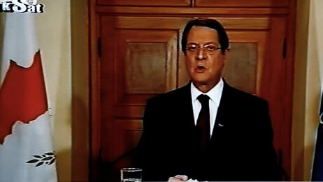 Nikos Anastasiades president på Kypros. (Foto: Dimitri Messinis/Ap) Nikos Anastasiades president på Kypros. (Foto: Dimitri Messinis/Ap)