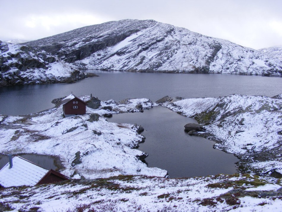 Tidlig vinter ved Volahytta
