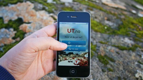 UT-app (Foto: Jenny Duesund/NRK)