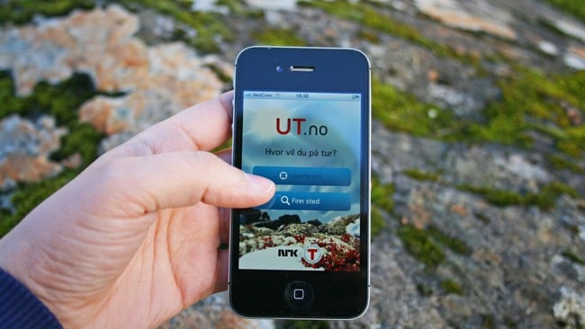 UT-app (Foto: Jenny Duesund/NRK)