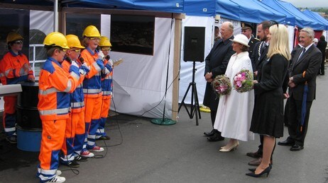 Kroningsreisa 2006: Den nyetid i Kristiansund (Foto: Odd Sørås/NRK)
