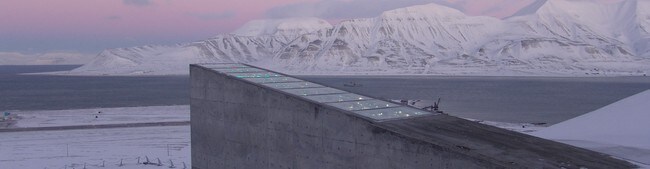 Frøhvelvet på Svalbard (Foto: Mari Tefre / Svalbard Globale Frøhvelv) Frøhvelvet på Svalbard (Foto: Mari Tefre / Svalbard Globale Frøhvelv)