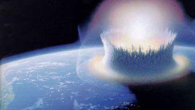 Meteorittnedslag chicxublu (Foto: Nasa) Meteorittnedslag chicxublu (Foto: Nasa)