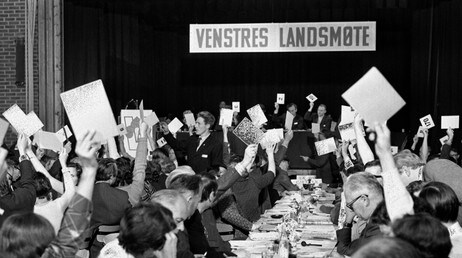 Splittelsen i Venstre i 1972 (Foto: Børretzen, Sverre A./SCANPIX) Splittelsen i Venstre i 1972 (Foto: Børretzen, Sverre A./SCANPIX)