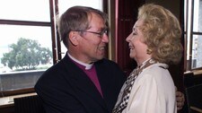 Gunnar Stålsett og Wenche Foss (Foto: Holm, Morten/SCANPIX)