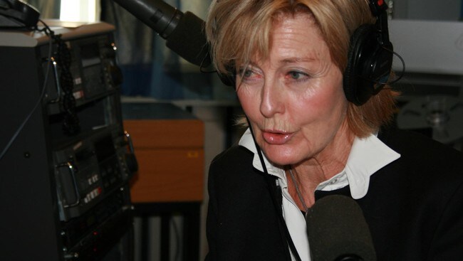 Britt Holm i studio