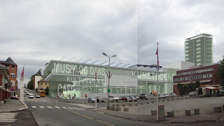 Hamar kulturhus på stortorget Hamar kulturhus på stortorget