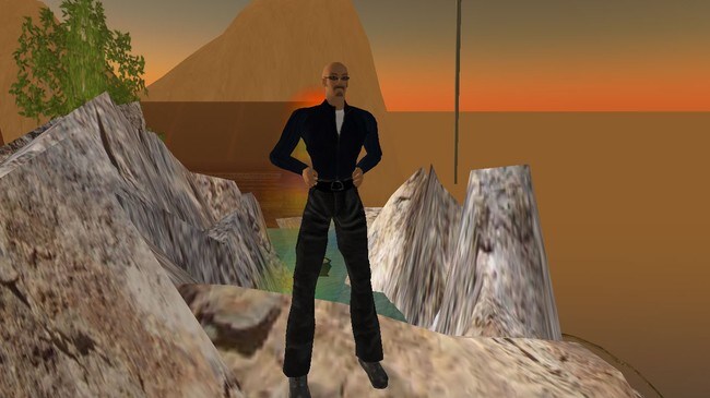 Bjarte Johannesen i Second Life (NRK)
