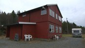 Klubbhuset ved travbanen i Børsa