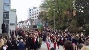 Russetoget i Stavanger - Slik så det ut da russen gikk i tog i Stavanger sentrum
