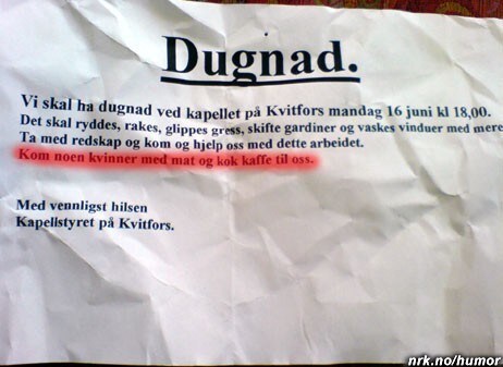 Dugnad i Kvitfors (Foto: Cato Olsen)