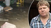 Opplevde flom for andre gang på ett år - Denne helgen opplevde Tore Hansen og Solveig Støa fra Hønefoss oversvømmelse for andre gang på under ett år.