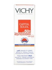 Vichy Capital Soleil Enfants Body Milk, faktor 50+