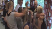 Norges Kuleste Lærer 2013 - P3morgens reporter overrasket Arne Kvaal og 10. klasse ved Kårvik skole, da Arne ble kåret til Norges Kuleste Lærer.
