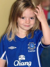 Madeleine McCann (Foto: Everton FC/AP) Madeleine McCann (Foto: Everton FC/AP)