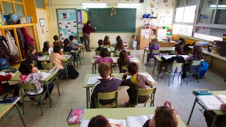 Offentlig skole i Madrid (Foto: PAUL HANNA/Reuters) Offentlig skole i Madrid (Foto: PAUL HANNA/Reuters)
