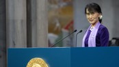 Aung San Suu Kyi under Nobelforedraget