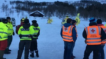 Snøskred i Myrkdalen