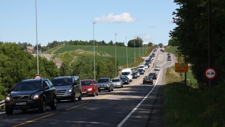 Gamle E18 ved Bommestad (Foto: Yngve Tørrestad/NRK)