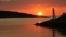Solnedgang over Været, Roan (Foto: Liv Ingegerd Selfjord)