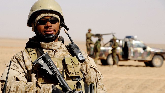 Amerikanske soldater i Afghanistan i Helmand-provinsen (Foto: SHAH MARAI/AFP) Amerikanske soldater i Afghanistan i Helmand-provinsen (Foto: SHAH MARAI/AFP)