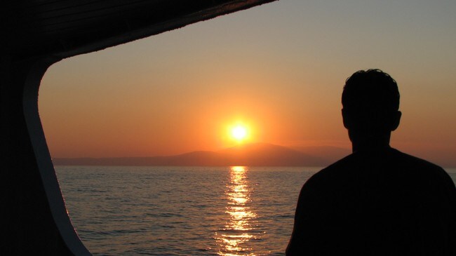 Solnedgang (Foto: Ivar Grydeland/NRK) Solnedgang (Foto: Ivar Grydeland/NRK)