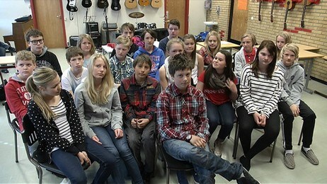 Klasse 7 b Ekholt skole (Foto: Magnus Brenna-Lund/NRK) Klasse 7 b Ekholt skole (Foto: Magnus Brenna-Lund/NRK)