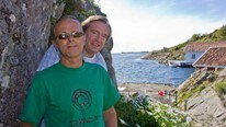 Odd Larsen (foran) og Kjetil Lillesæter (Foto: Rikke Fromreide)