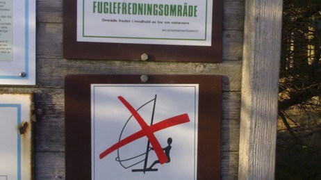 Surfing er ikke tillatt. (Foto: Marianne Jakobsen/NRK) Surfing er ikke tillatt. (Foto: Marianne Jakobsen/NRK)