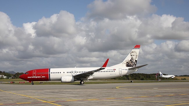 Norwegian-fly, Stavanger lufthavn Sola (Foto: Gunnar Morsund/NRK) Norwegian-fly, Stavanger lufthavn Sola (Foto: Gunnar Morsund/NRK)